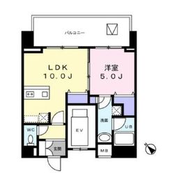 ベラヴィスタ千石 4階 間取り図