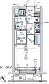 アルテシモアクレ 1階 間取り図