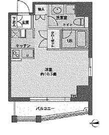 カスタリア森下2 501 間取り図