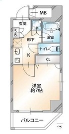 コンシェリア門前仲町 13階 間取り図