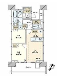 HARUMI FLAG SUN VILLAGE (晴海フラッグ サンヴィレッジ) 13階 間取り図