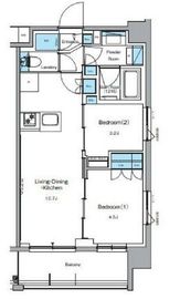 ルフォンプログレ押上EAST 504 間取り図