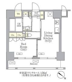 ORSUS三ノ輪 (オルサス三ノ輪) 706 間取り図
