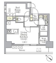 ORSUS三ノ輪 (オルサス三ノ輪) 303 間取り図