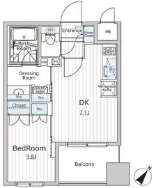 ビエラコート日本橋久松町 604 間取り図