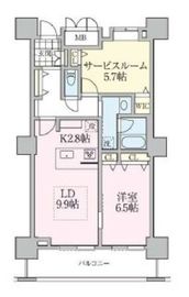 ロイヤルパークスタワー南千住 2514 間取り図