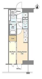 LIBR GRANT 藤沢 (リーブルグラント藤沢) 403 間取り図