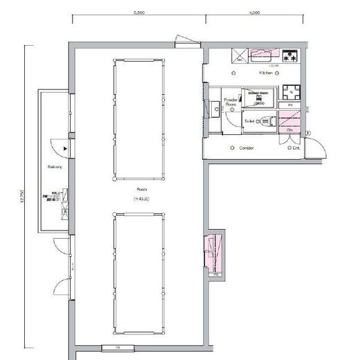 SYLA TERRACE KAMAKURA (シーラテラス鎌倉) 201 間取り図