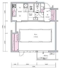 SYLA TERRACE KAMAKURA (シーラテラス鎌倉) 302 間取り図