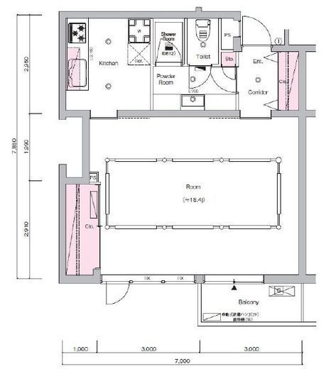 SYLA TERRACE KAMAKURA (シーラテラス鎌倉) 203 間取り図