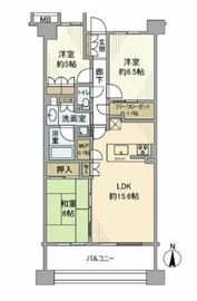 ベリスタ溝の口 7階 間取り図