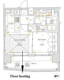 ブレシア新御徒町 3階 間取り図
