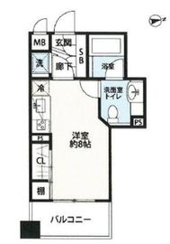 アクシア原宿 2階 間取り図