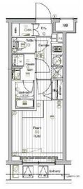ザ・プレミアムキューブジー大崎 303 間取り図