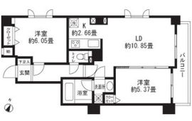 レジディア三軒茶屋2 207 間取り図