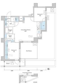 デュオフラッツ篠崎 507 間取り図