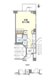 小田急コアロード目白西坂 2階 間取り図