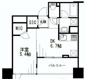 アトラス千代田末広町 6階 間取り図