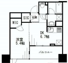 アトラス千代田末広町 6階 間取り図