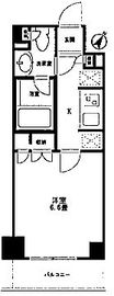 コスモリード目黒学芸大学イースト 305 間取り図