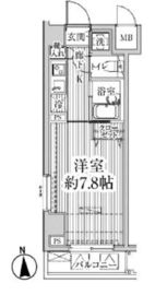 HF東中野レジデンス 205 間取り図
