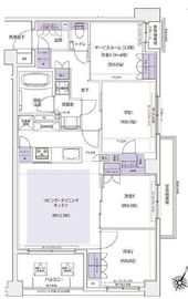 KDXレジデンス横濱紅葉坂 308 間取り図