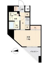 ORSUS大鳥居 (オルサス大鳥居) 301 間取り図