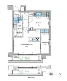 ルフォンプログレ糀谷 213 間取り図