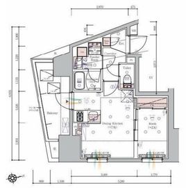 SYFORME KAWASAKI（シーフォルム川崎） 301 間取り図
