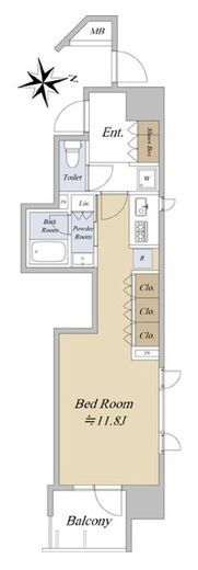 The ASAKUSA RESIDENCE 3階 間取り図