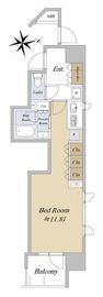 The ASAKUSA RESIDENCE 3階 間取り図