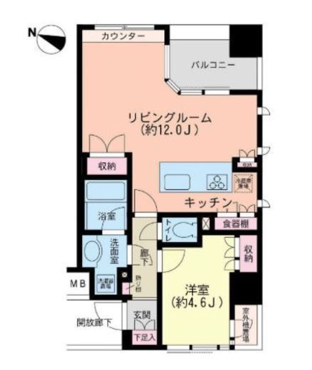 パレ・ソレイユ日本橋三越前 3階 間取り図