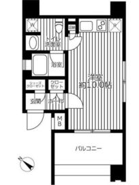 クオリア文京根津 4階 間取り図