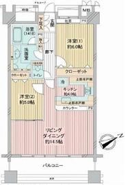 ベイサイドステージ東京 11階 間取り図