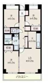 目黒本町マンション 504 間取り図