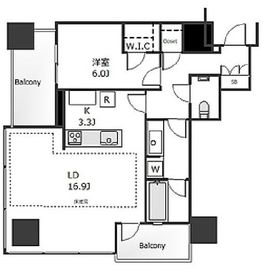 ブランズ渋谷桜丘 17階 間取り図