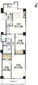 カーサフジマ 3階 間取り図