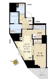 GREEN PARK文京白山 (グリーンパーク文京白山) 6階 間取り図