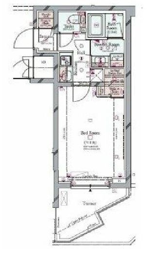 コンシェリア中野弥生町THE RESIDENCE 105 間取り図