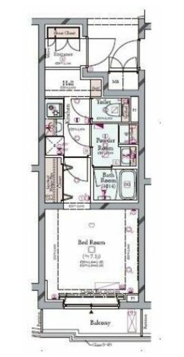 コンシェリア中野弥生町THE RESIDENCE 402 間取り図