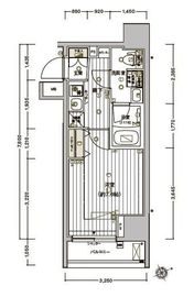 ヴァレッシア早稲田駅前シティ 1階 間取り図