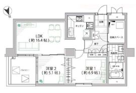 ペアシティルネッサンス 7階 間取り図