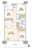 HARUMI FLAG SUN VILLAGE (晴海フラッグ サンヴィレッジ) 4階 間取り図