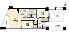 テラス大井町 505 間取り図