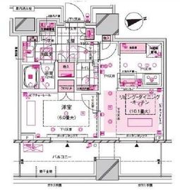 ブランズ渋谷桜丘 19階 間取り図