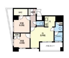 エスティメゾン浅草駒形 1204 間取り図