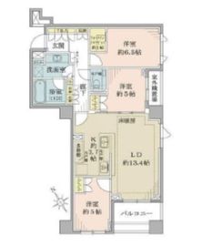 ザ・パークハウス吉祥寺 2階 間取り図