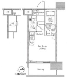 レジディア大森東 310 間取り図