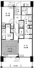 ベリスタ西巣鴨 7階 間取り図