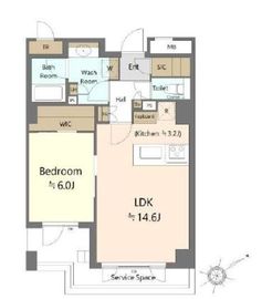 パークホームズ三軒茶屋一丁目 1階 間取り図